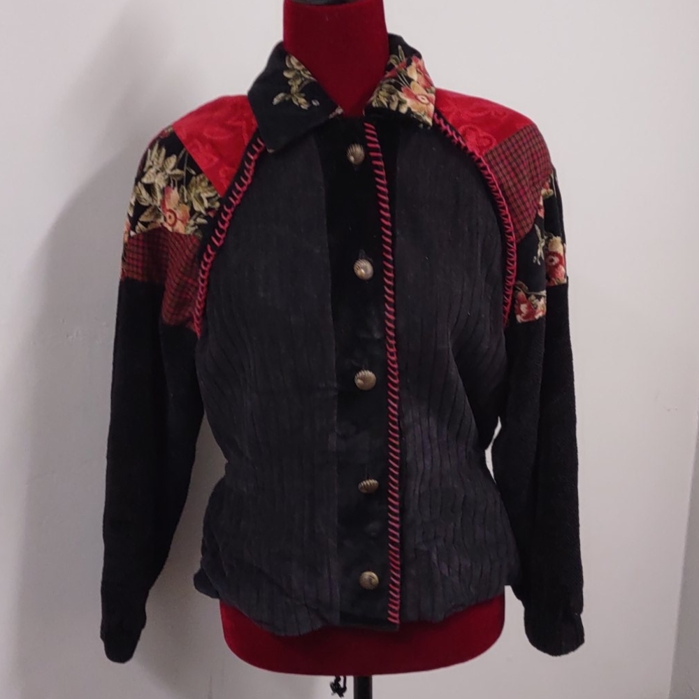 Canvasback Jacket Rare Color Block Retro 80s - image 1